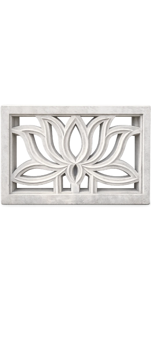 Floral Decorative Cement Jali Design